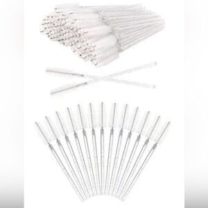 NEW 100pcs Disposable Eyelash Extension Brush Makeup Wands Applicators